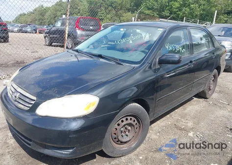 2004 Toyota Corolla Le from USA, damaged, VIN 2T1BR32E24C186774